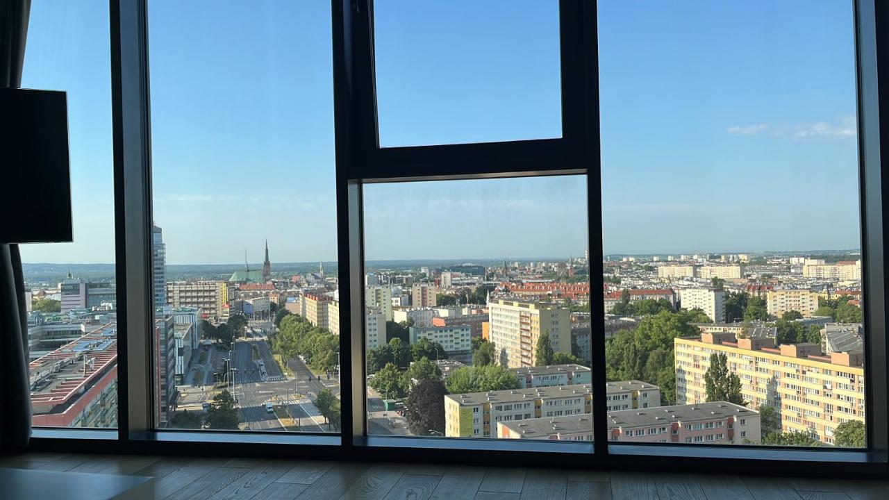 Hanza Tower - Luxurious Apartment 60M2 - 15Th Floor City View Szczecin Exterior foto