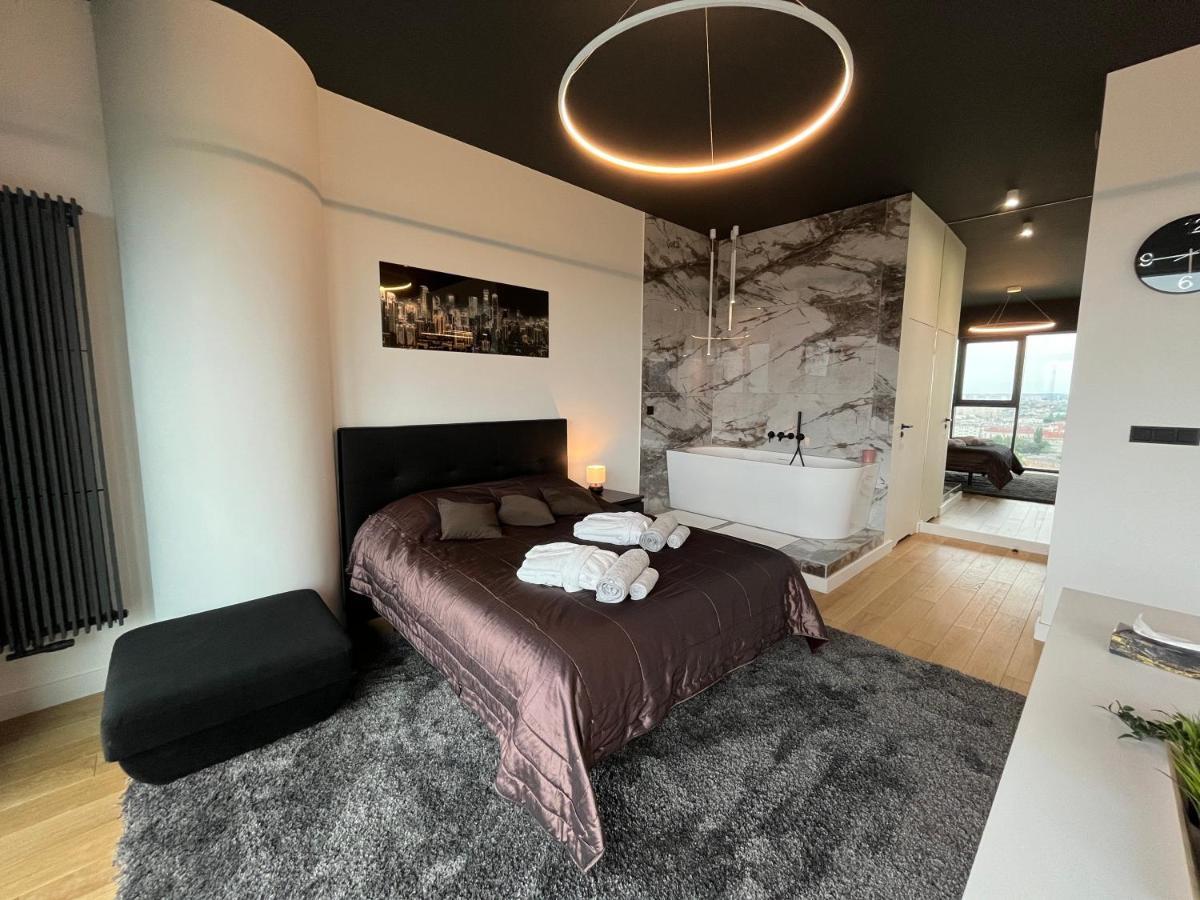 Hanza Tower - Luxurious Apartment 60M2 - 15Th Floor City View Szczecin Exterior foto