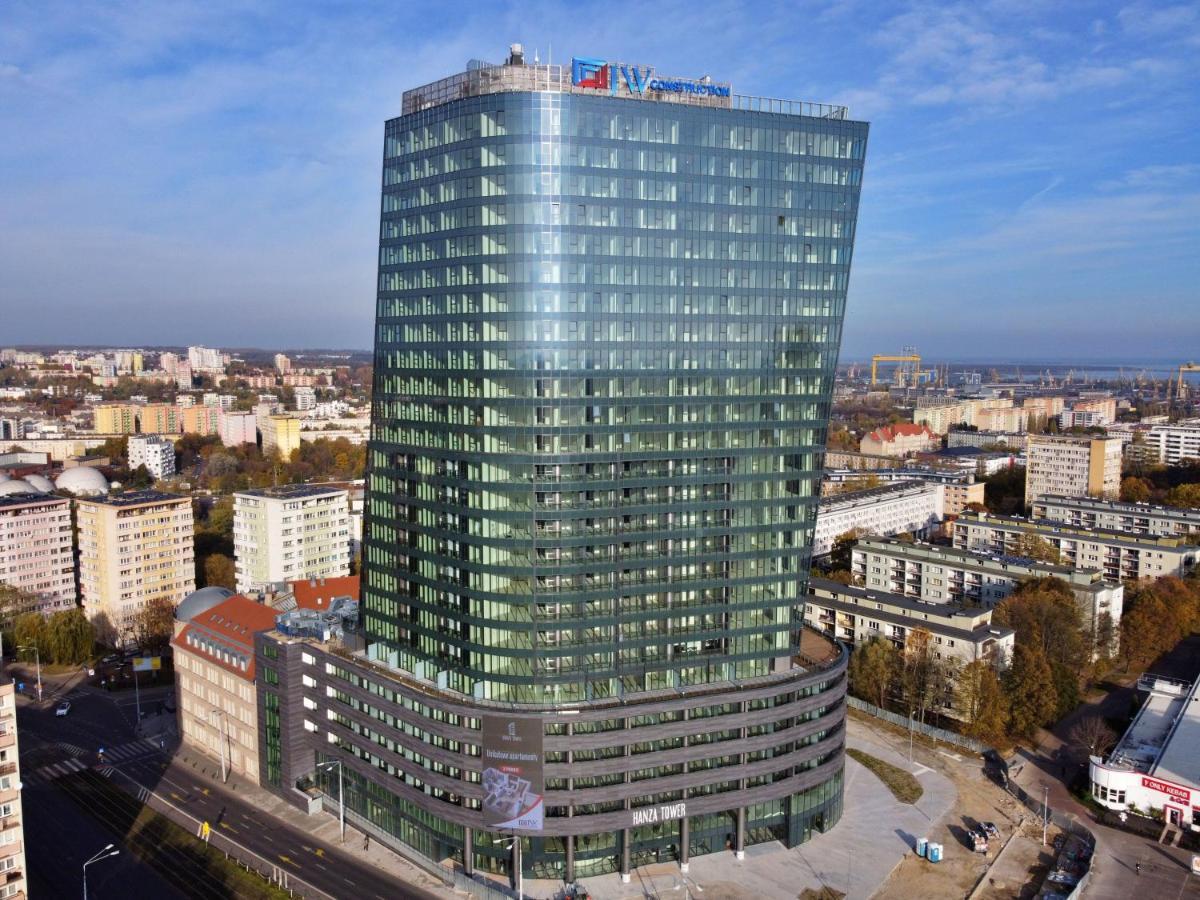 Hanza Tower - Luxurious Apartment 60M2 - 15Th Floor City View Szczecin Exterior foto